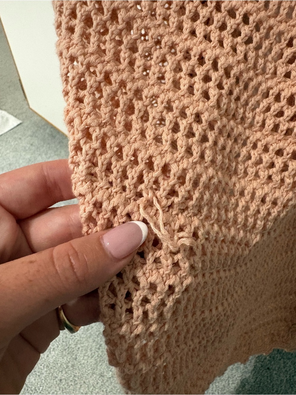 Aritzia Wilfred Crochet Cover Up - Picture 5 of 5